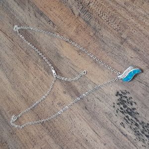 925 opal necklace